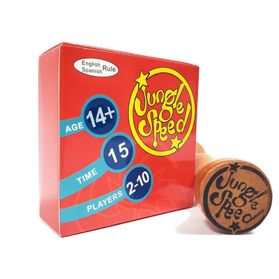 Jungle Speed Board Game English and Spanish Expansion Run Fast Pair Forest for F