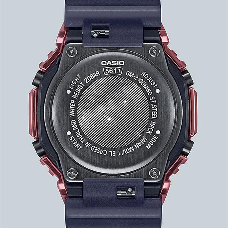 Pre-owned Casio G-shock Gm-2100mwg-1ajr Milky Way Metal Case Analog Digital Men Watch