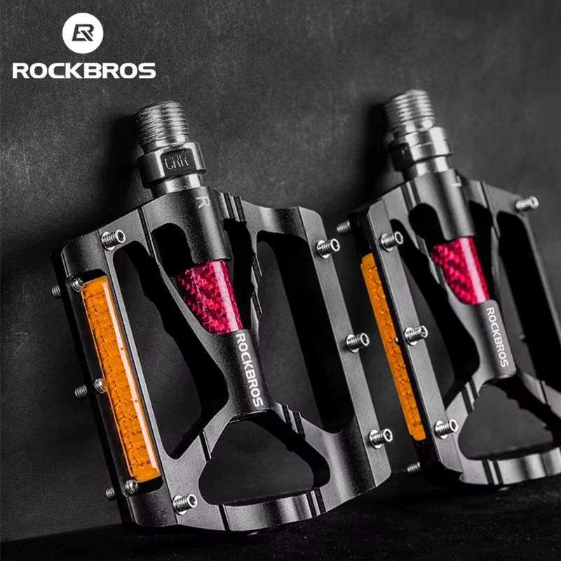 Bicycle Pedals Alloy Bearings Cycling Pedals Platform Bike Flat Pedal Pedals Ref