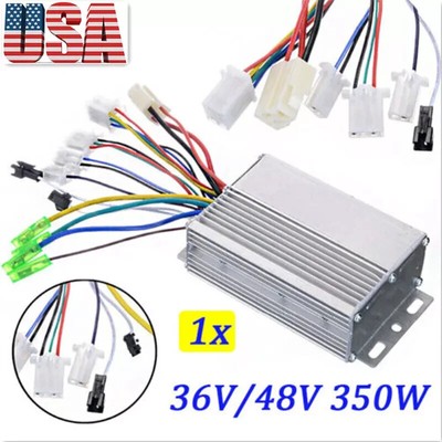 36V/48V 350W Brushless DC Motor Controller For Electric Bicycle E-bike Scooter
