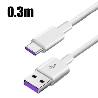 5A For Huawei P20 Lite Pro P10 Mate 10 Mate RS Cable Type C USB-C Charger