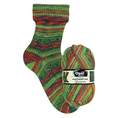 Opal Sock Yarn Hundertwasser 4,  superwash 4-ply 100g/465yd  #4052