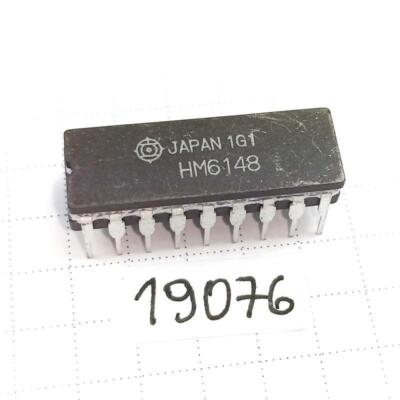 IC Memory SRAM 6148 4K 70ns CMOS Hitachi HM6148 Ceramic CDIP18