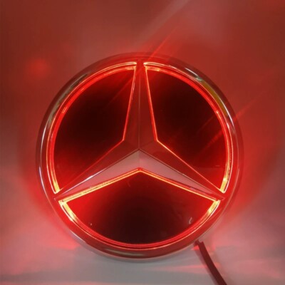 5D Car LED Tail Logo Light Badge Emblem Star For Mercedes-Benz S300L S350