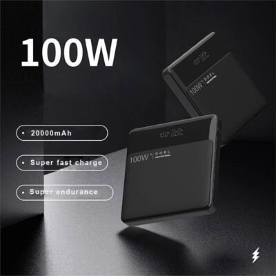 DOEL 100w Portable Laptop Power Bank 20000mAh Fast Charging USB-C - Best Deal