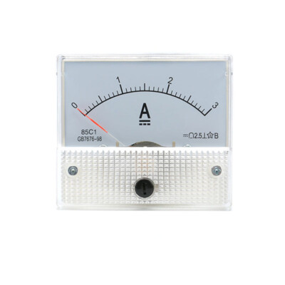 DC 50uA 1mA 20mA 30A 85C1 Class 2.5 Analog Amp Panel Meter Gauge Current Ammeter