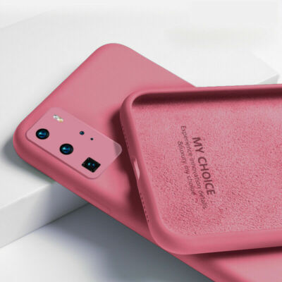 For Huawei P50 P40 Pro P30 Lite Mate 20 30 Shockproof Liquid Silicone Case Cover