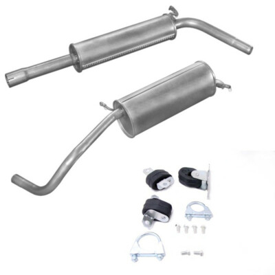 Komplette Auspuff + Anbausatz für VW Polo IV  1.2i 12V Fliessheck ,Cross  9N1/9N