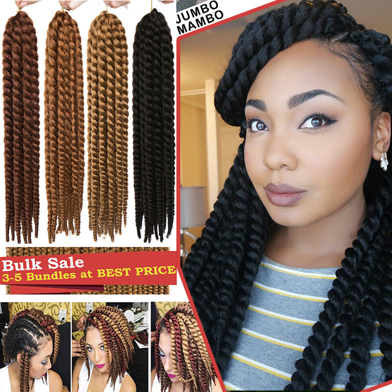 Layer Tones 100 Natural Thick Mambo Havana Twist Crochet Braids
