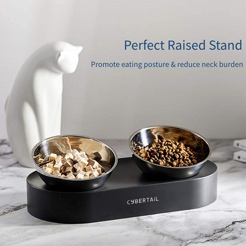 PETKIT Elevated Pet Bowl Stainless Steel Cat Dog Food Water Bowl Refurbished