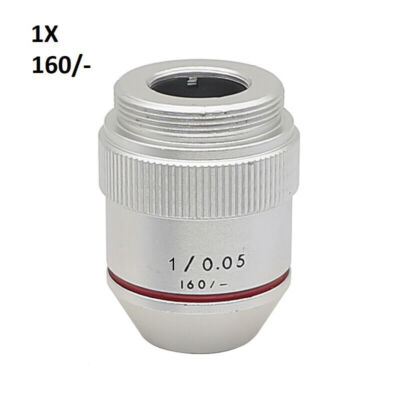 1X 2X 195 Achromatic Infinity Objective Lens for Biological Microscope RMS 1PC