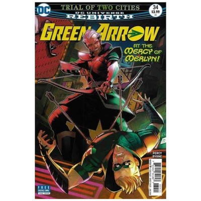 Green Arrow #34  - 2016 series DC comics NM Full description below [n,