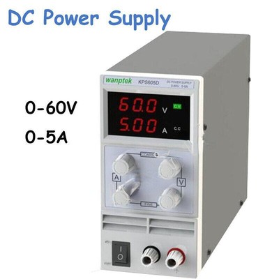 DC Power Supply 60V 5A Single Channel Adjustable SMPS Mini Switching KPS605D