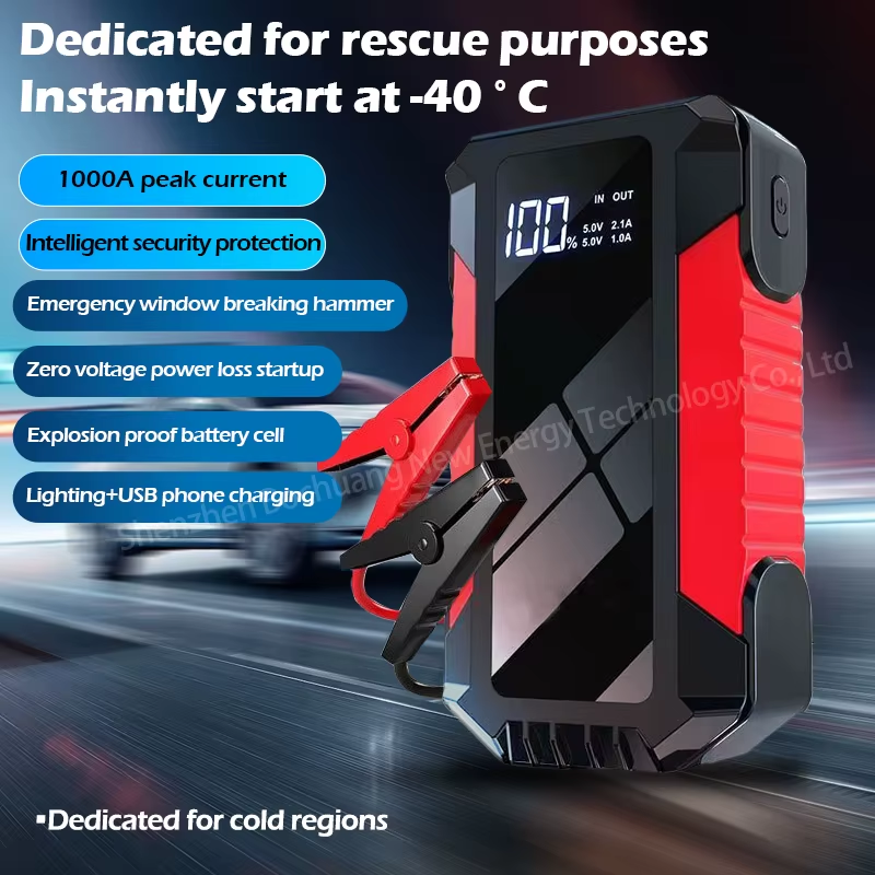 12800mAh Car Jump Starter Portable Power Bank Car Battery Booster 12V Car Starti