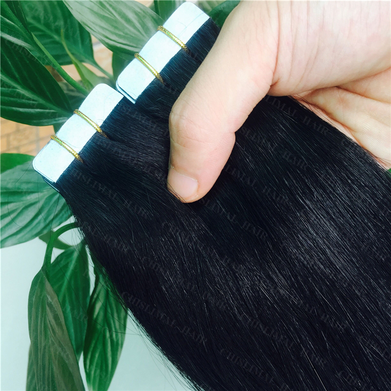 8A Seamless 16-26inch PU Skin Weft Tape in Remy Hair Extensions Human Hair