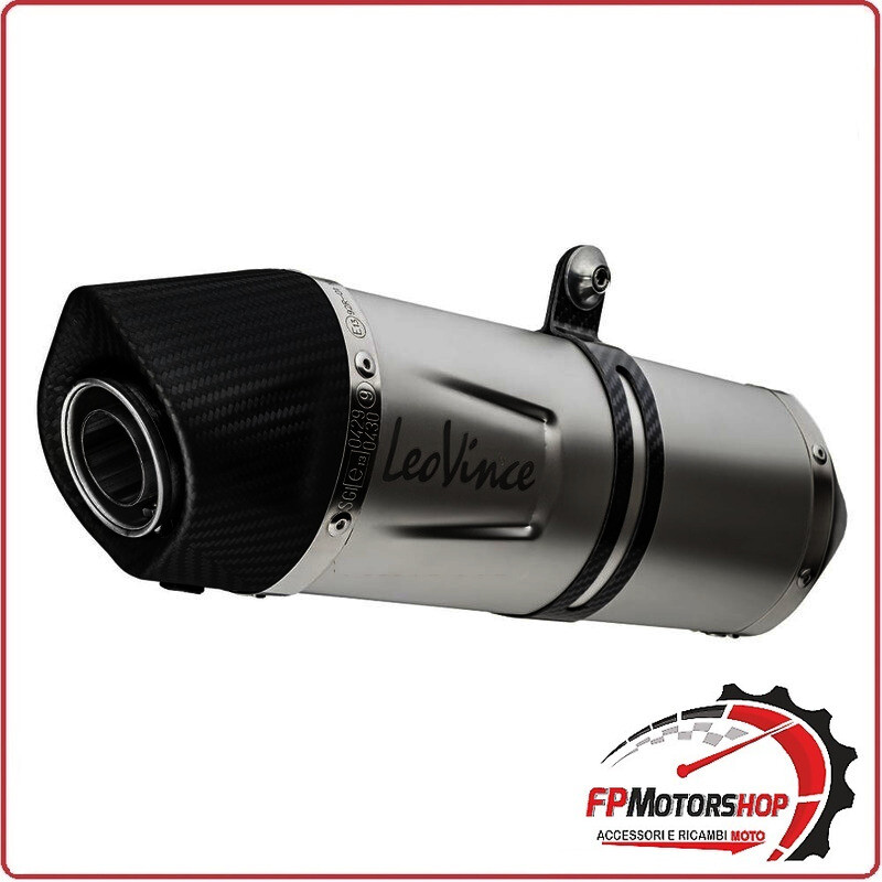 TERMINALE DI SCARICO COMPLETO INOX PER YAMAHA YZF-R7/MT-07 21- LEOVINCE 14360EK