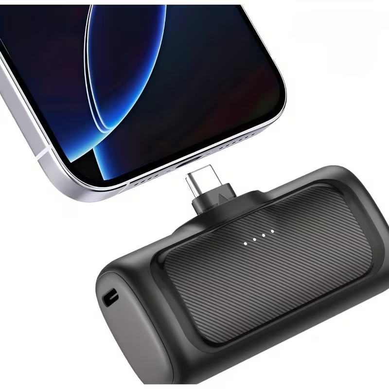 22.5W 5000mAh Mini Power Bank USB C Portable Fast Charger for iPhone Android