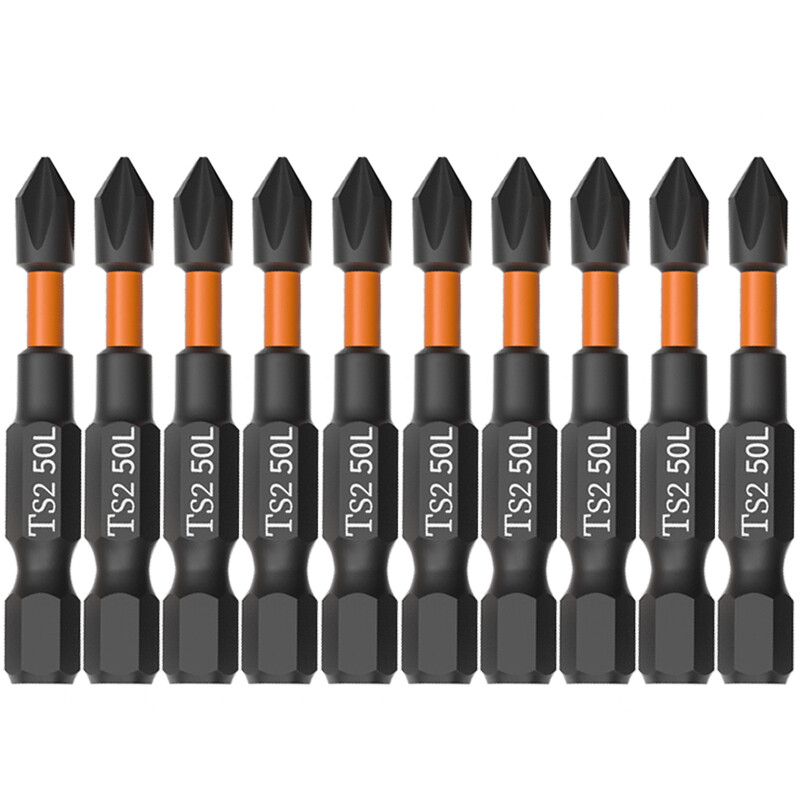 10Pcs PH2 Impact Driver Bit Set Magnetic Phillips Screwdriver Drill Bits Tool