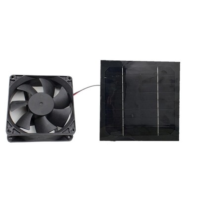 20W Solar Exhaust Fan Air Extractor 6 Inch  Ventilator Solar Panel Powered Fans