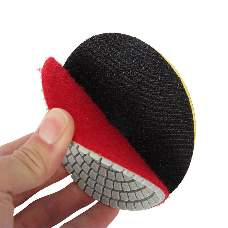 4 inch Diamond Polishing Pads Wet/Dry Set Granite Stone Concrete Marble 10 Piece