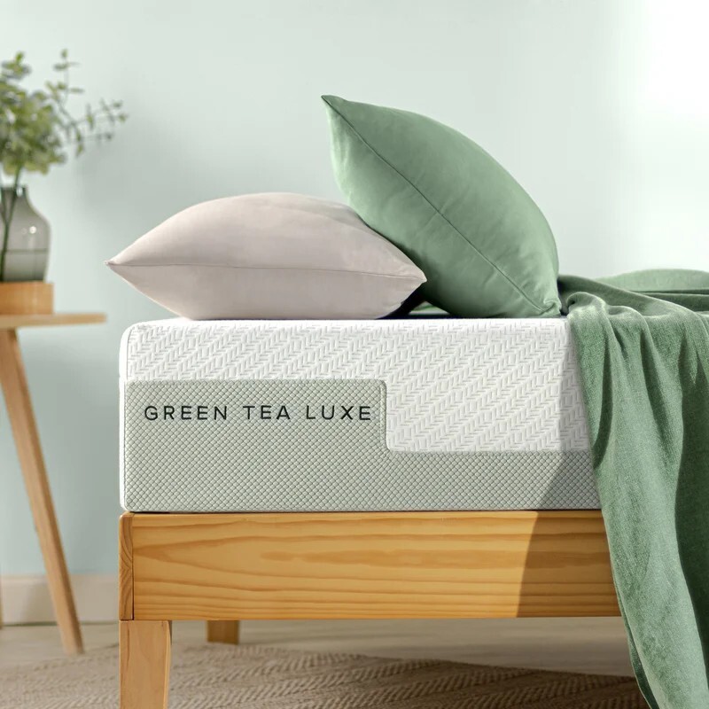 Brand New Zinus Medium Memory Foam Mattress Gel-Infused Green Tea 10'' Full Size