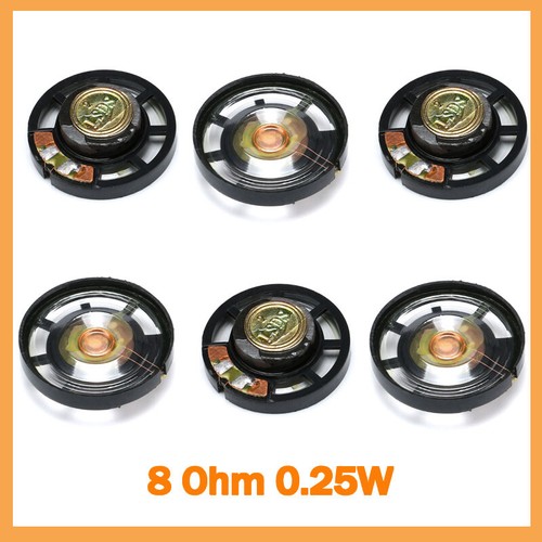 Mini Small Speakers 8 Ohm 0.25W 29mm Plastic Electronic