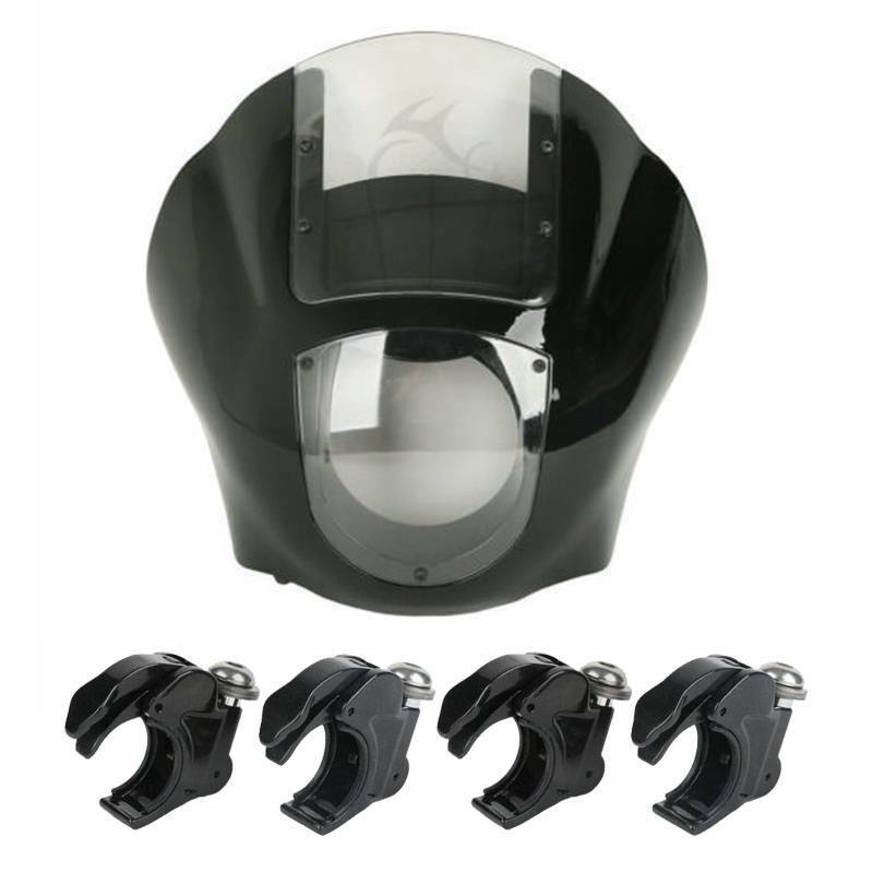 Quarter Fairing Windshield 39mm Fork Clamps Fit For Harley Sportster 883 XL1200