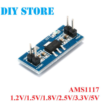 5pcs AMS1117 DC-DC Step Down Buck Power Supply Module For Arduino Raspberry Pi
