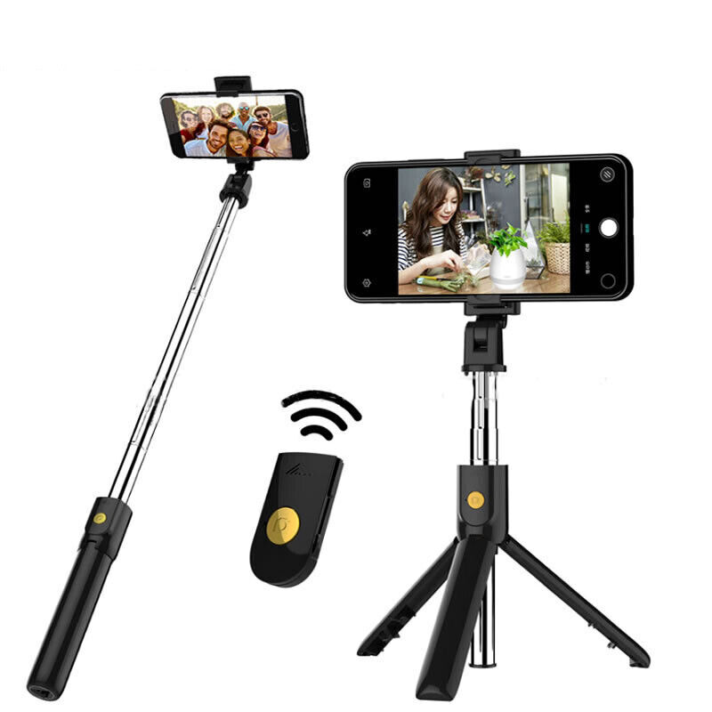Selfie Stick Tripod Wireless Remote 360&deg; Rotation Compatibl