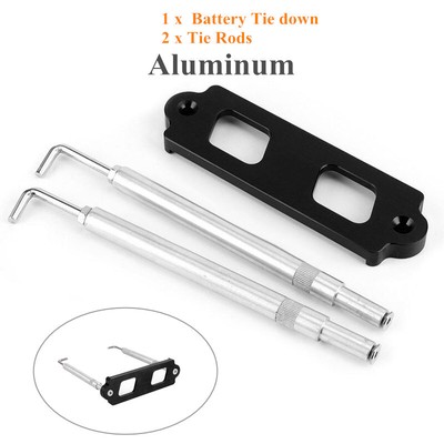 US Durable Battery Retaining Clamp Holding Clamp Bracket Bolt Tie Down Van Boat