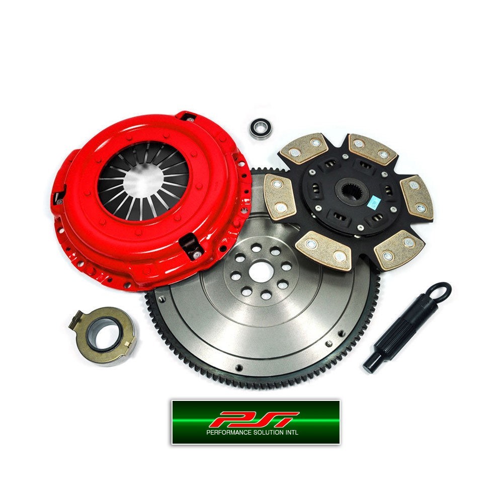 Clutch Kit Works With Toyota Pickup 4Runnner T100 SR5 DLX Base One-Ton Sport Extended Standard Pickup 1988-1995 3.0L V6 GAS SOHC Naturally Aspirated 6-Puck Disc Stage 3; 2Wd; 4Wd; Vin V 3Vze