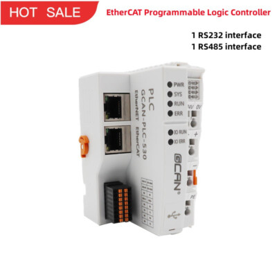 GCAN-PLC-530 EtherCAT Programmable Logic Controller PLC Module 4-Core Processor