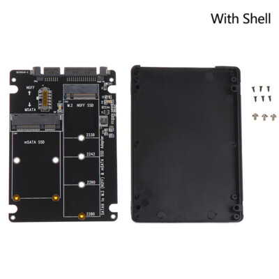 NGFF To SATA 3 HDD Enclosure MSATA SSD Adapter M.2 SATA Protocol Adapter Bo_ji