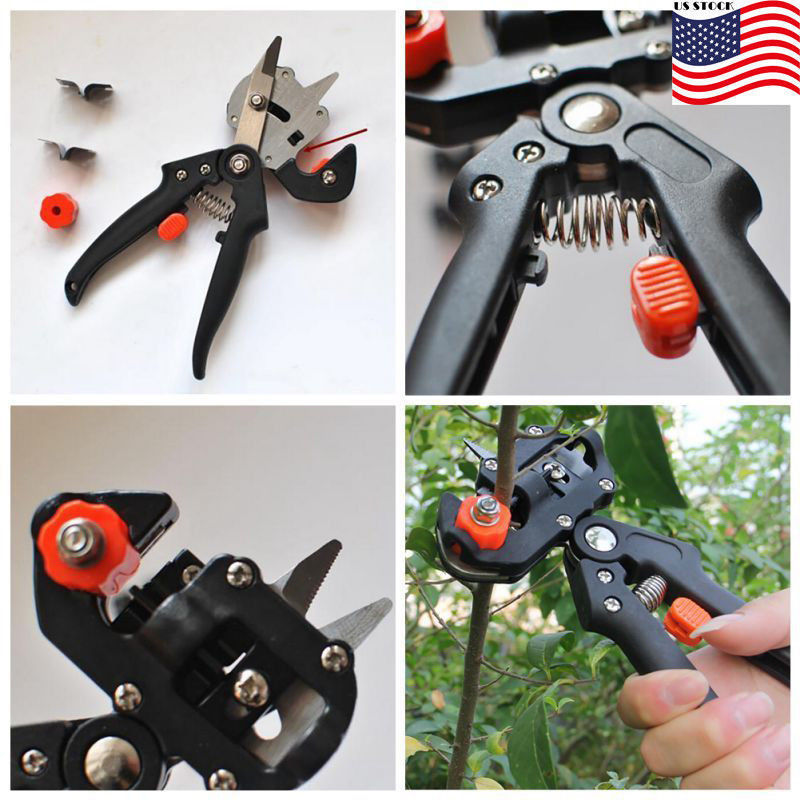 Professional Pruning Shears Scissor Grafting Cutting Tool + Extra
