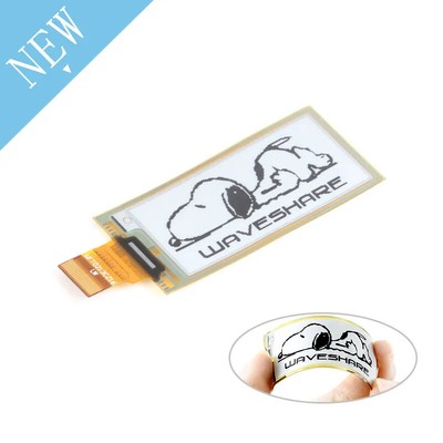 Waveshare 2.13 inch Flexible E-Ink Display SPI Interface for Raspberry Pi