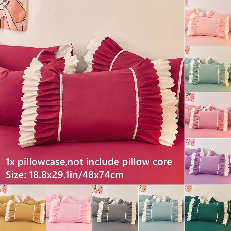 1pc-fille-housse-oreiller-coussin-tuis-pliss-volant-doreiller-solide