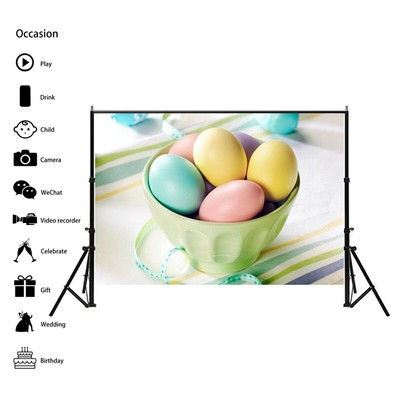 Happy Easter Day Kids Baby Photography Background Studio Photo Backdrop