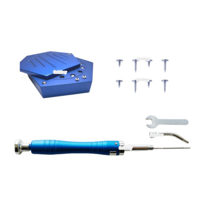 Dental GBR Hex Tac Case Guide Bone Regeneration Tacks Pins Driver Complete Set