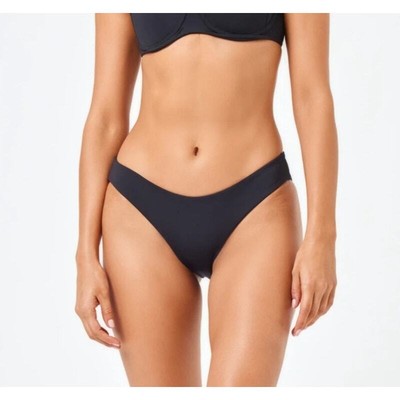 L*Space Sandy Bikini Bottom in Black Size Medium NWT