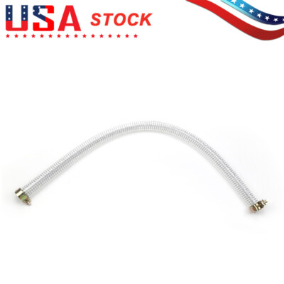 Log Splitter Suction Hose, 36'' Length, 1'' ID, W/Worm Gear Hose Clamps