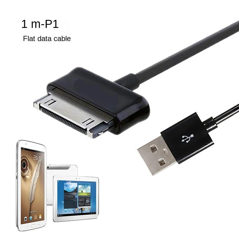Cable datos USB P1000, Note 7, 10, 1, Galaxy Tab, tableta, samsung, cargador