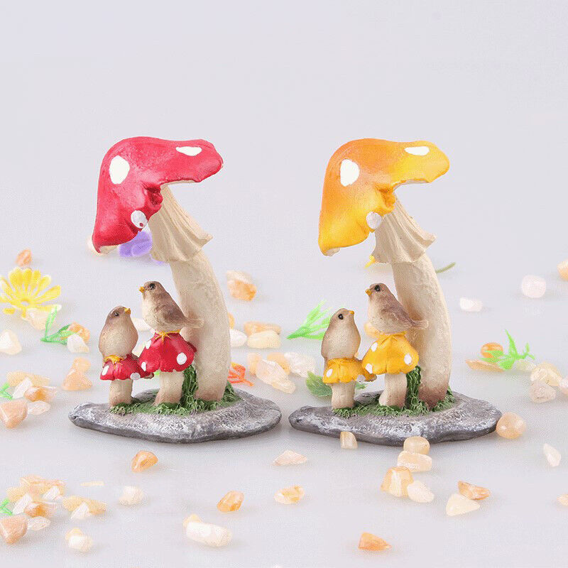 Mushroom Micro Landscape Decoration Fish Tank Garden Flower Pot Decoration DI Pe