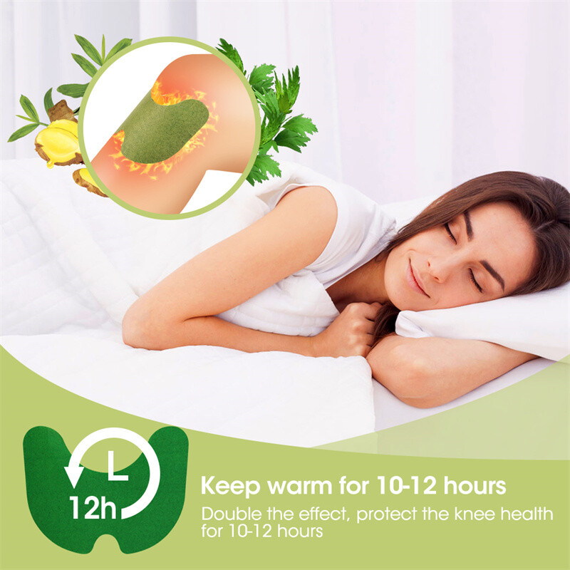 24Pcs Knee Patch Plaster Sticker Wormwood Extract Joint Ache Pain Relief Patches