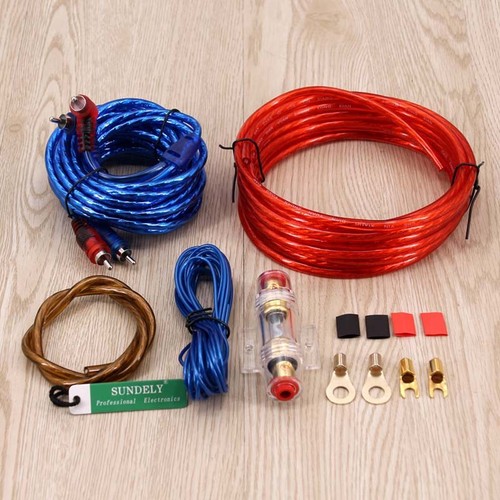 1500W Car Amplifier Wire Wiring Kit 10GA 60 AMP Car Audio Sub/Amp Power Cable UK eBay