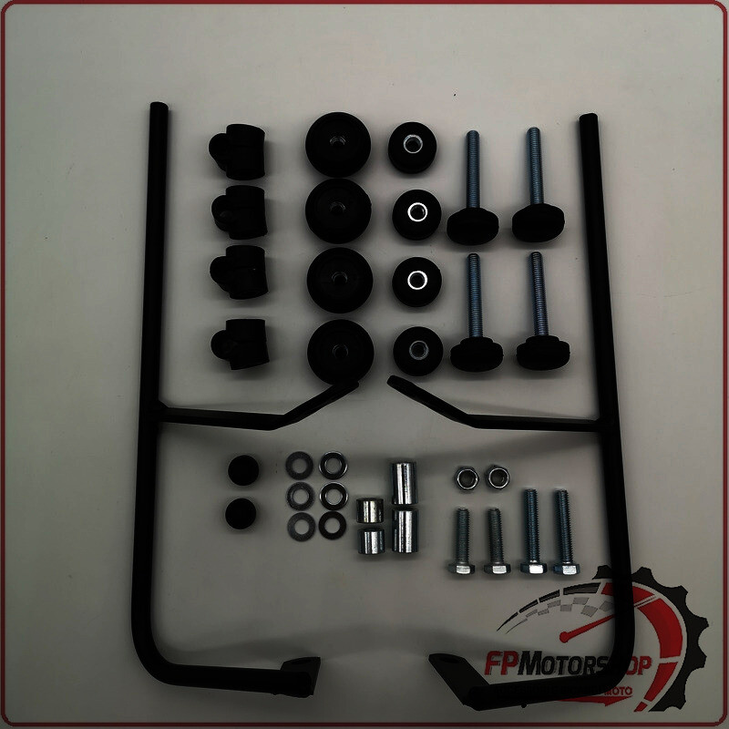 KIT ATTACCHI PARABREZZA SCOOTER PER KYMCO AGILITY S 125 22 BIONDI 8500483