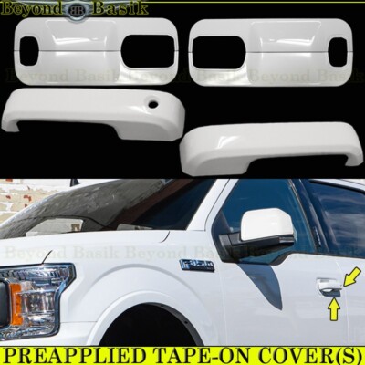 2015-2020 Ford F-150 Std/Ext 2 Door Handles+Bowl Plate COVERS Z1 YZ OXFORD WHITE