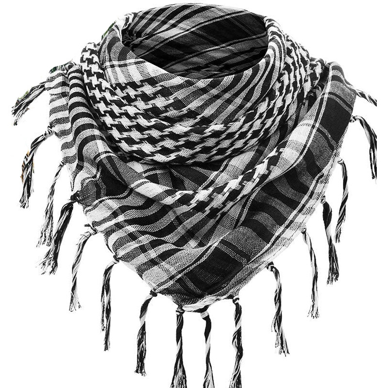 Shemagh Tactical Desert Military Head Scarf Face Mask Arab Wrap Keffiyeh Scarves