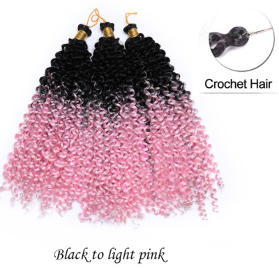 MEGA Curly Braids Braiding Crochet Water Wave Hair Extensions Ombre Long Thick