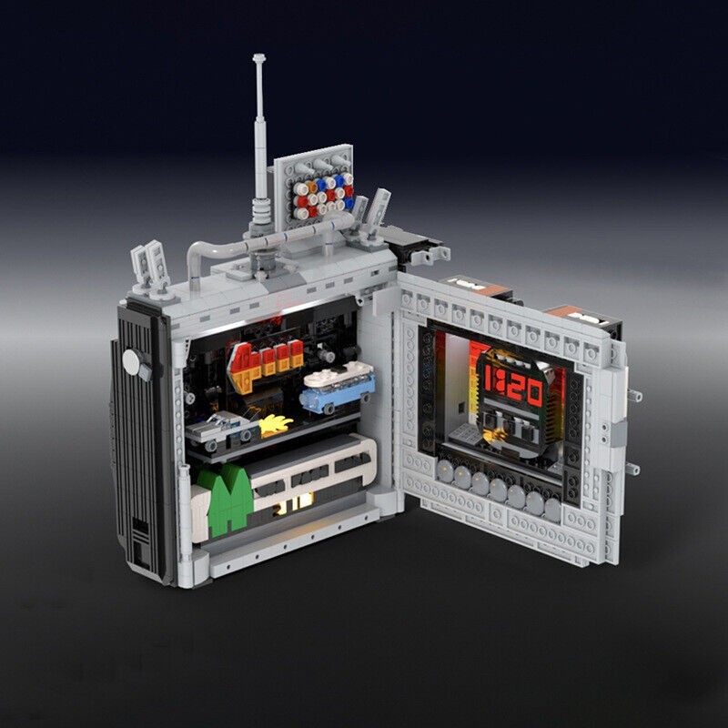 Time Travel Car MOC-163490 Building Blocks Set, Remote Control