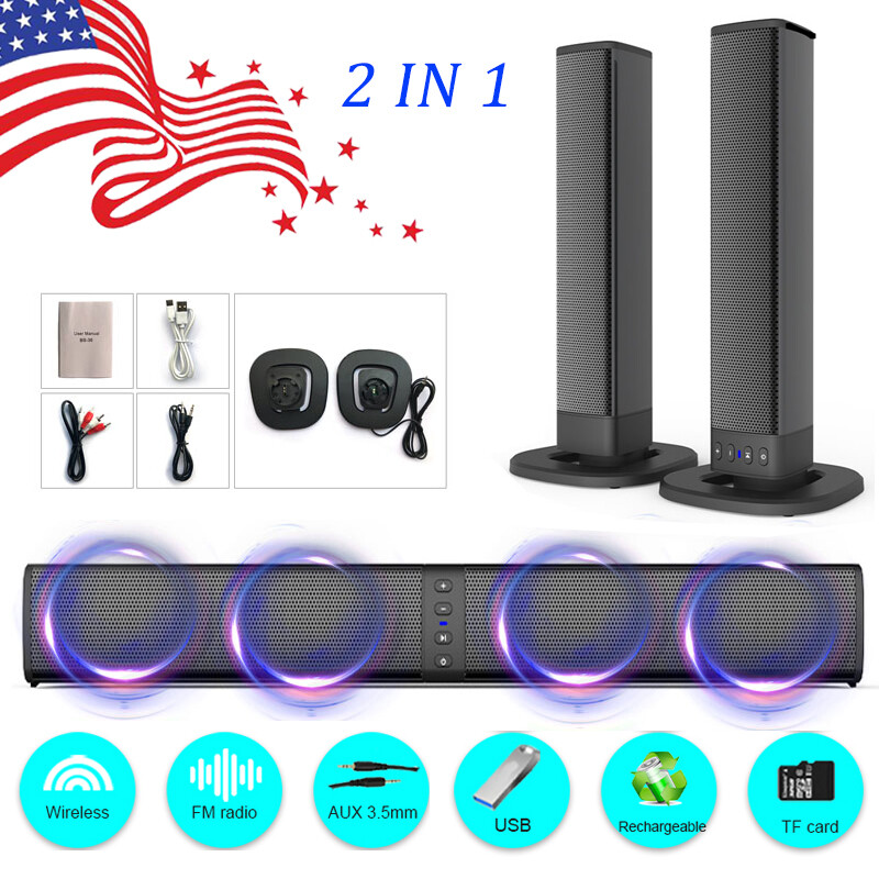 Bar Speaker System Wireless Subwoofer 3d Surround